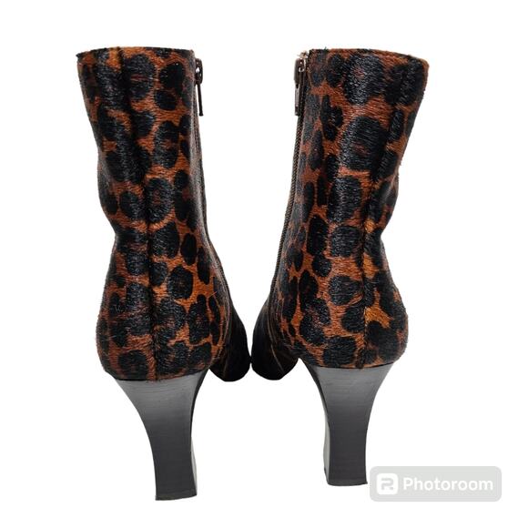 Matisse Eclair Leopard Cowhair Booties Women's 7.5 M - Picture 10 of 15